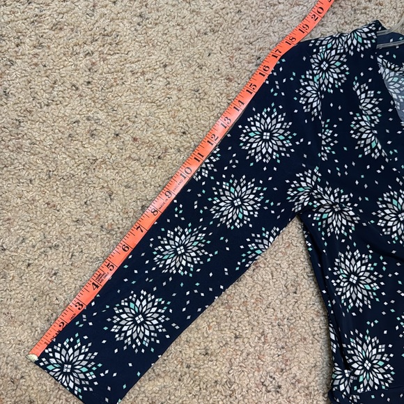 DownEast Navy Wrap Dress XS - Picture 6 of 7